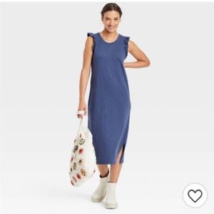 Universal Thread Ruffle Trim Tank Dress